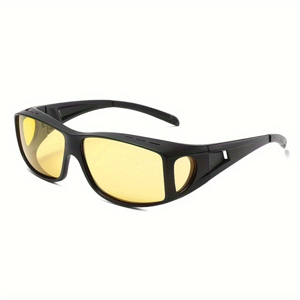 Sunglasses for Men - Fit Over Rectangular Fashion Eyewear Unisex Over Prescription Glasses - product detail view 14