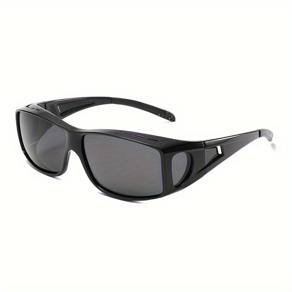 Sunglasses for Men - Fit Over Rectangular Fashion Eyewear Unisex Over Prescription Glasses - product detail view 20