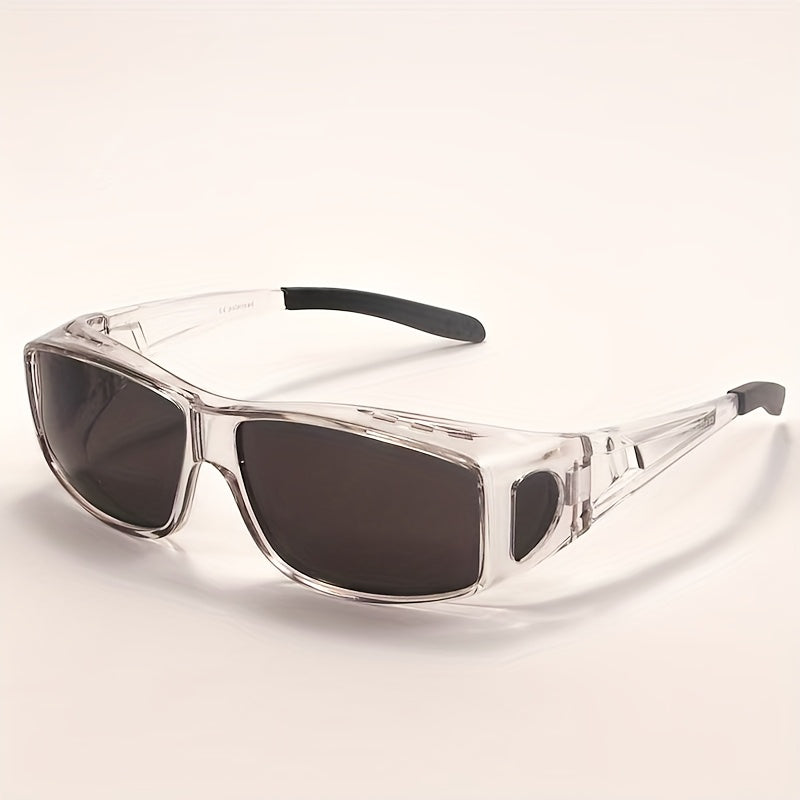 Sunglasses for Men - Fit Over Rectangular Fashion Eyewear Unisex Over Prescription Glasses - product detail view 23