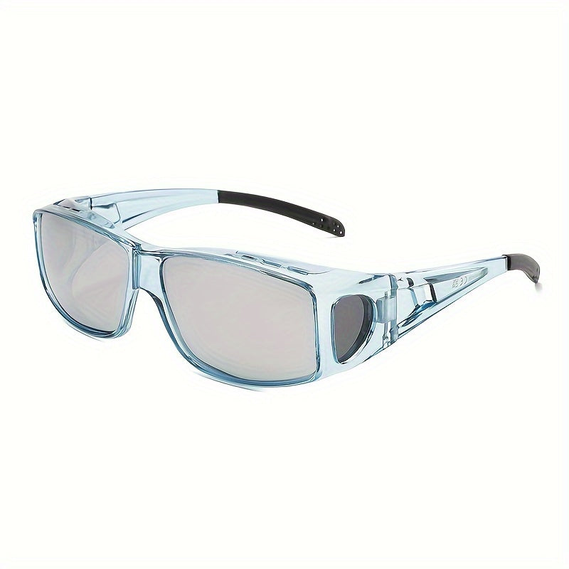 Sunglasses for Men - Fit Over Rectangular Fashion Eyewear Unisex Over Prescription Glasses - product detail view 26