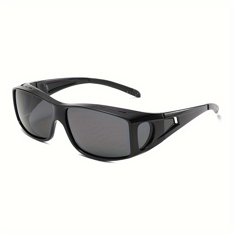 Sunglasses for Men - Fit Over Rectangular Fashion Eyewear Unisex Over Prescription Glasses - product detail view 31