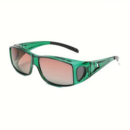 Sunglasses for Men - Fit Over Rectangular Fashion Eyewear Unisex Over Prescription Glasses - product detail view 32