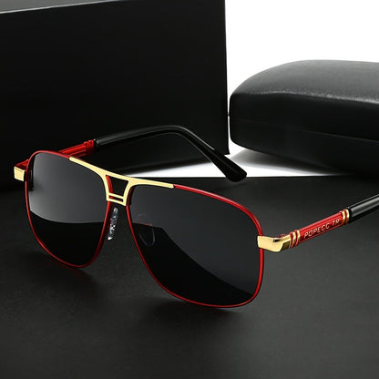 Sunglasses for Men - Full Rim Women Oversized 139mm+ Frame TAC Gradient Lens UV Protection - product detail view 13