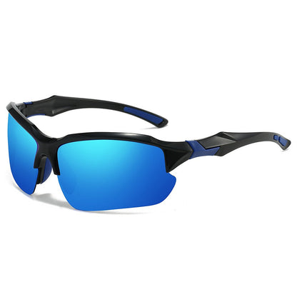 Sunglasses for Men - Half Frame Sports for 3 Pack - Lightweight UV Protection Outdoor Goggles - product detail view 5