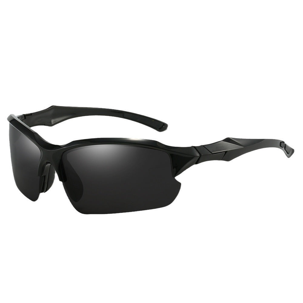 Sunglasses for Men - Half Frame Sports for 3 Pack - Lightweight UV Protection Outdoor Goggles - product detail view 7