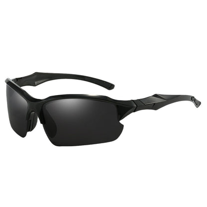 Sunglasses for Men - Half Frame Sports for 3 Pack - Lightweight UV Protection Outdoor Goggles - product detail view 7