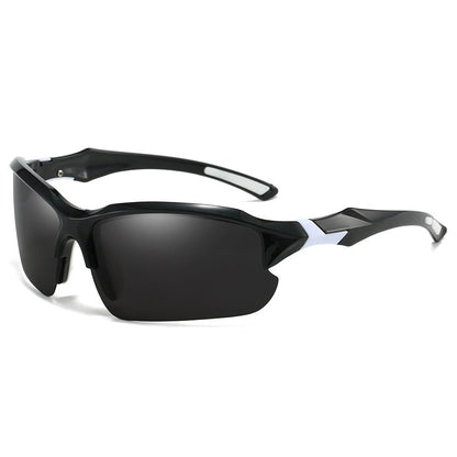 Sunglasses for Men - Half Frame Sports for 3 Pack - Lightweight UV Protection Outdoor Goggles - product detail view 9