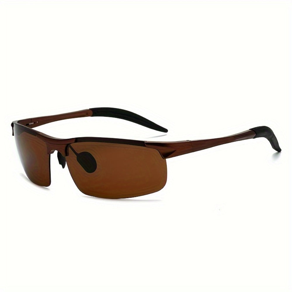 Sunglasses for Men - HD Polarized Al-Mg Alloy Ultralight Frame UV400 for Women High-Definition - product detail view 5