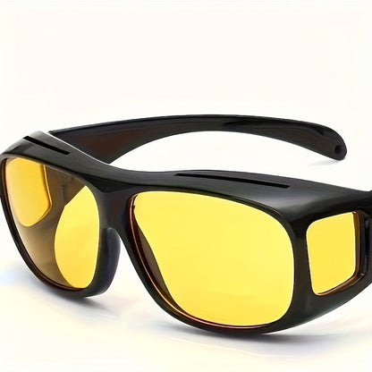 Sunglasses for Men - Night Driving Glasses Wrap-Around Night Vision Anti-Glare for Women, Day & - product detail view 16