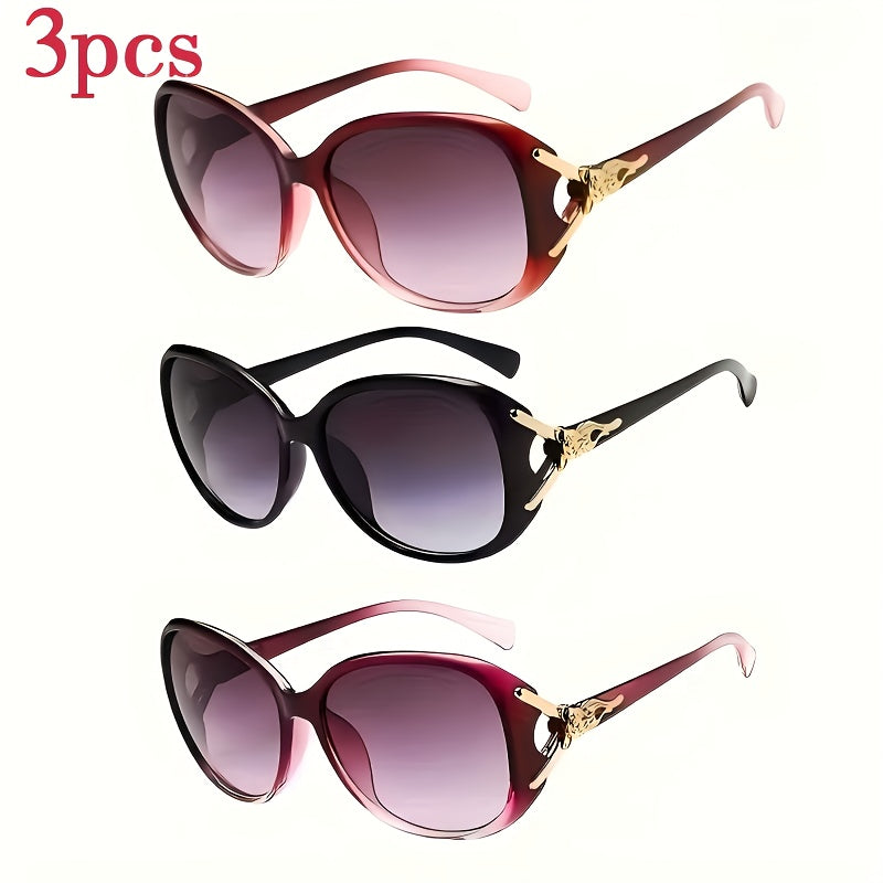 Sunglasses for Women - Oversized for 3 Pack 6 Pack Bulk Set Anti-Glare UV Protection Fashion - product detail view 10