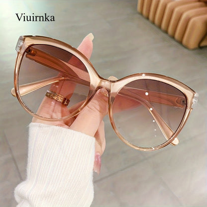 Sunglasses for Women - Oversized Cat Eye for UV Protection Y2K Luxury Fashion Shades Lightweight - product detail view 9