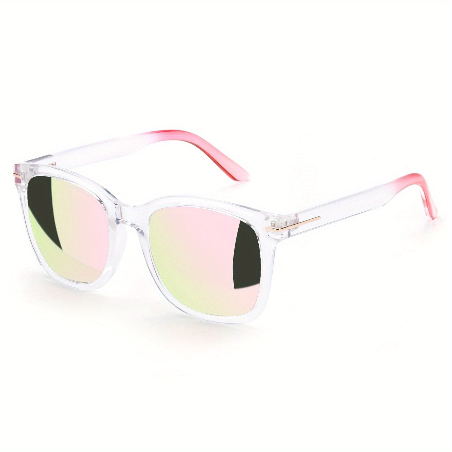 Sunglasses for Women - Oversized for Polarized Square Mirrored Frame UV400, Trendy Fashion Shades - product detail view 21
