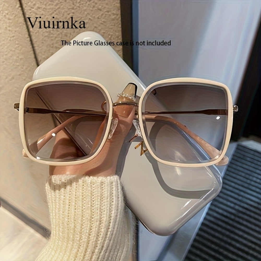 Sunglasses for Men - Oversized Square Gradient UV400 for Women - Trendy Unisex Fashion Eyewear - product detail view 3