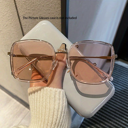 Sunglasses for Men - Oversized Square Gradient UV400 for Women - Trendy Unisex Fashion Eyewear - product detail view 14