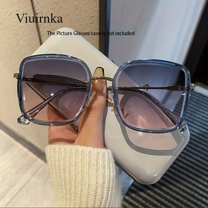 Sunglasses for Men - Oversized Square Gradient UV400 for Women - Trendy Unisex Fashion Eyewear - product detail view 19