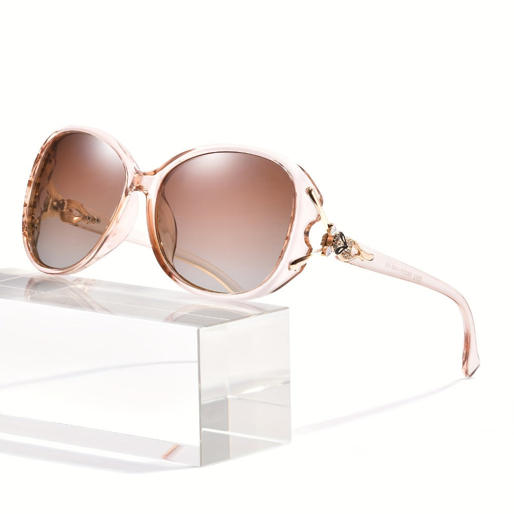 Sunglasses for Women - Oversized for UV400 Large Frame Anti-Glare Fashion Eyewear 8842 Style - product detail view 9