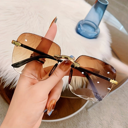 Sunglasses for Men - Photochromic Glasses 3 Pack Frameless Square Auto-Tinting Lenses Scratch - product detail view 7