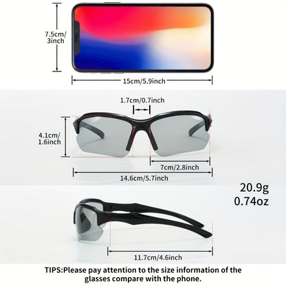 Sunglasses for Women - Polarized for 2 Pack Semi-Rimless UV400 Anti-Glare Mirror Lens TAC Coating - product detail view 4