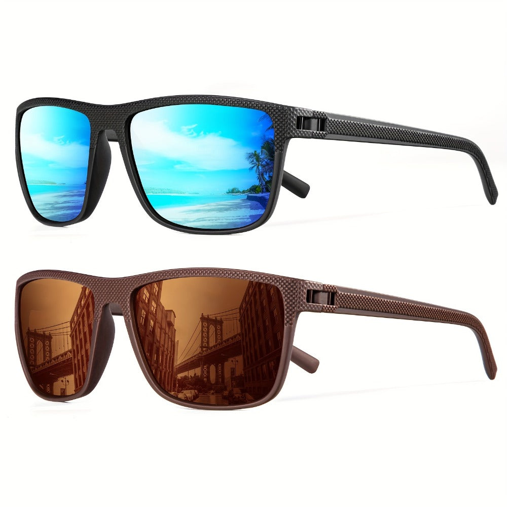 Sunglasses for Men - Polarized 3 Pack for Women Classic Square Sport Lightweight UV400 - product detail view 18