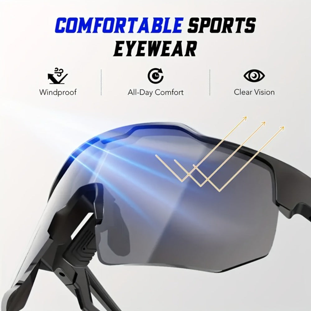 Sunglasses for Men - Polarized 6 Pack Ultra-Light PC Frame Unisex Anti-Glare Driving Eyewear - product detail view 6