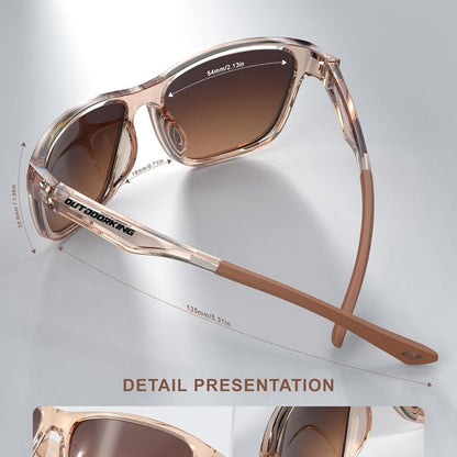 Sunglasses for Men - Polarized Women Lightweight Trendy Fashion Eyewear Pink Purple - product detail view 6