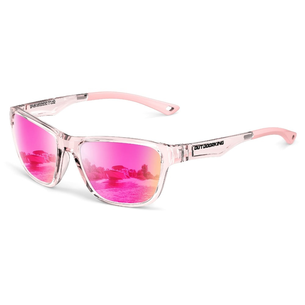 Sunglasses for Men - Polarized Women Lightweight Trendy Fashion Eyewear Pink Purple - product detail view 8