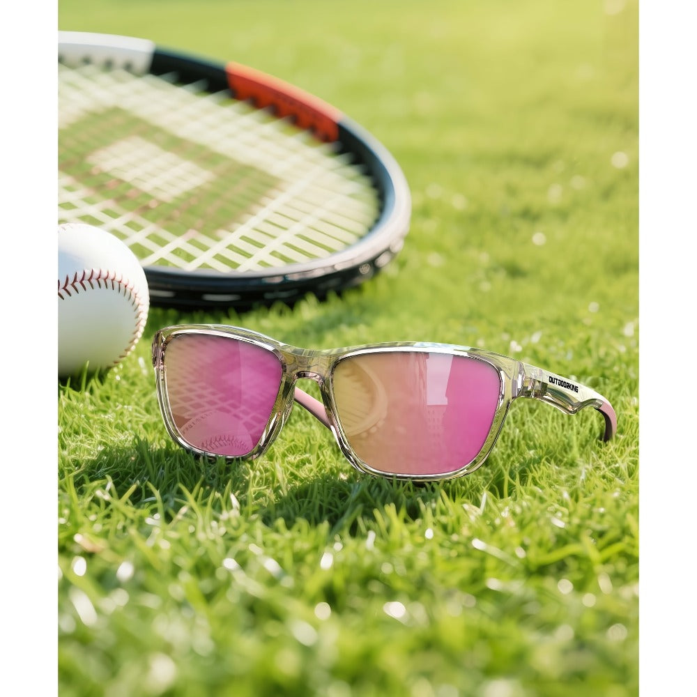 Sunglasses for Men - Polarized Women Lightweight Trendy Fashion Eyewear Pink Purple - product detail view 10