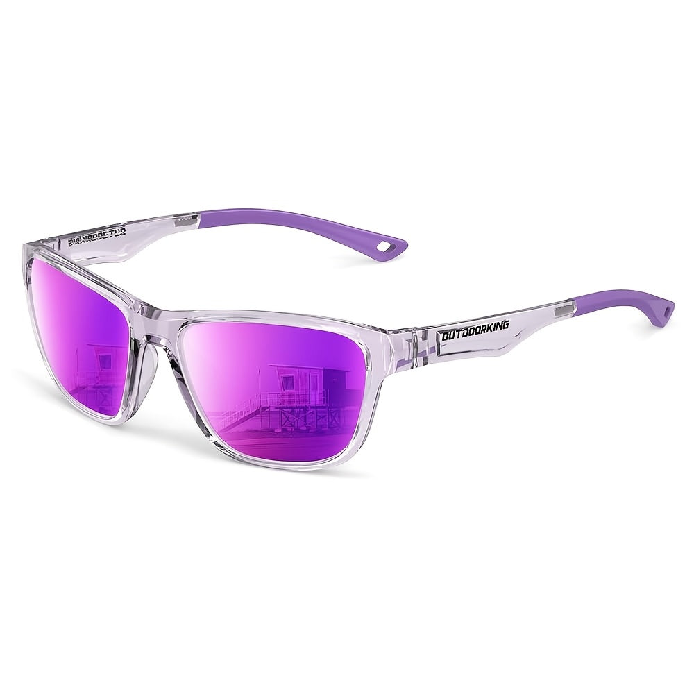 Sunglasses for Men - Polarized Women Lightweight Trendy Fashion Eyewear Pink Purple - product detail view 21