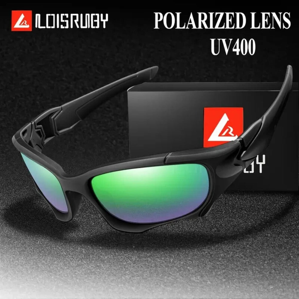 Sunglasses for Men - Polarized Sports UV400 - Lightweight PC Wrap Frame for Women, Anti-Glare - product detail view 8