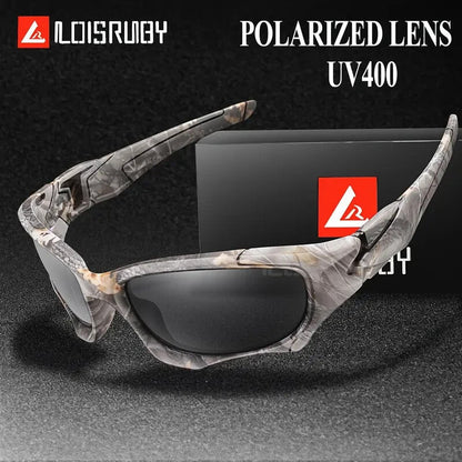 Sunglasses for Men - Polarized Sports UV400 - Lightweight PC Wrap Frame for Women, Anti-Glare - product detail view 12
