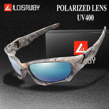 Sunglasses for Men - Polarized Sports UV400 - Lightweight PC Wrap Frame for Women, Anti-Glare - product detail view 13