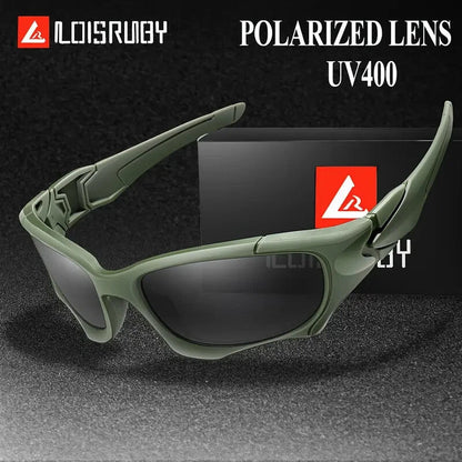 Sunglasses for Men - Polarized Sports UV400 - Lightweight PC Wrap Frame for Women, Anti-Glare - product detail view 14