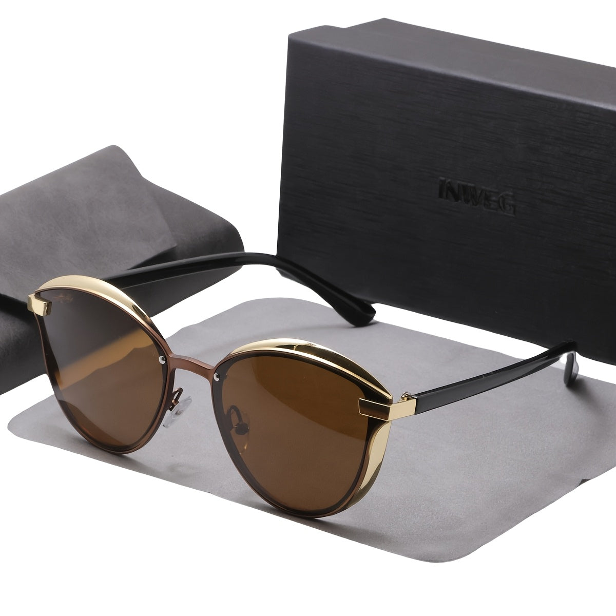 Sunglasses for Women - Polarized for Thin Temple, Anti-Glare UV Protection, Fits All Face Shapes - product detail view 9