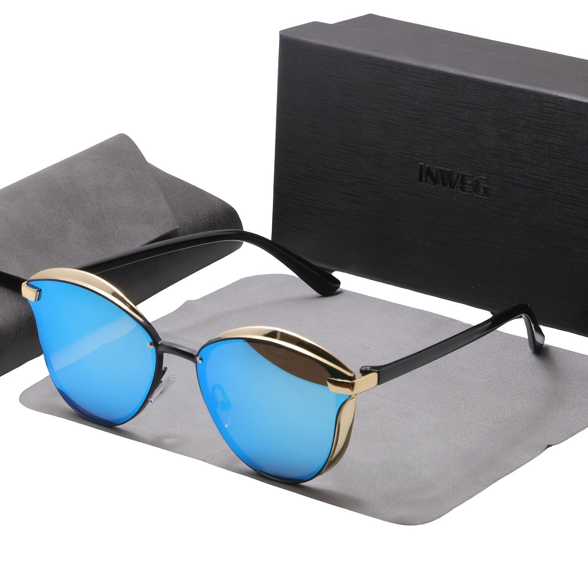 Sunglasses for Women - Polarized for Thin Temple, Anti-Glare UV Protection, Fits All Face Shapes - product detail view 10