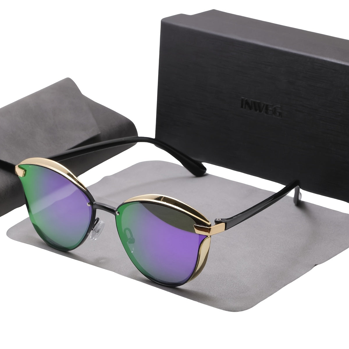 Sunglasses for Women - Polarized for Thin Temple, Anti-Glare UV Protection, Fits All Face Shapes - product detail view 11