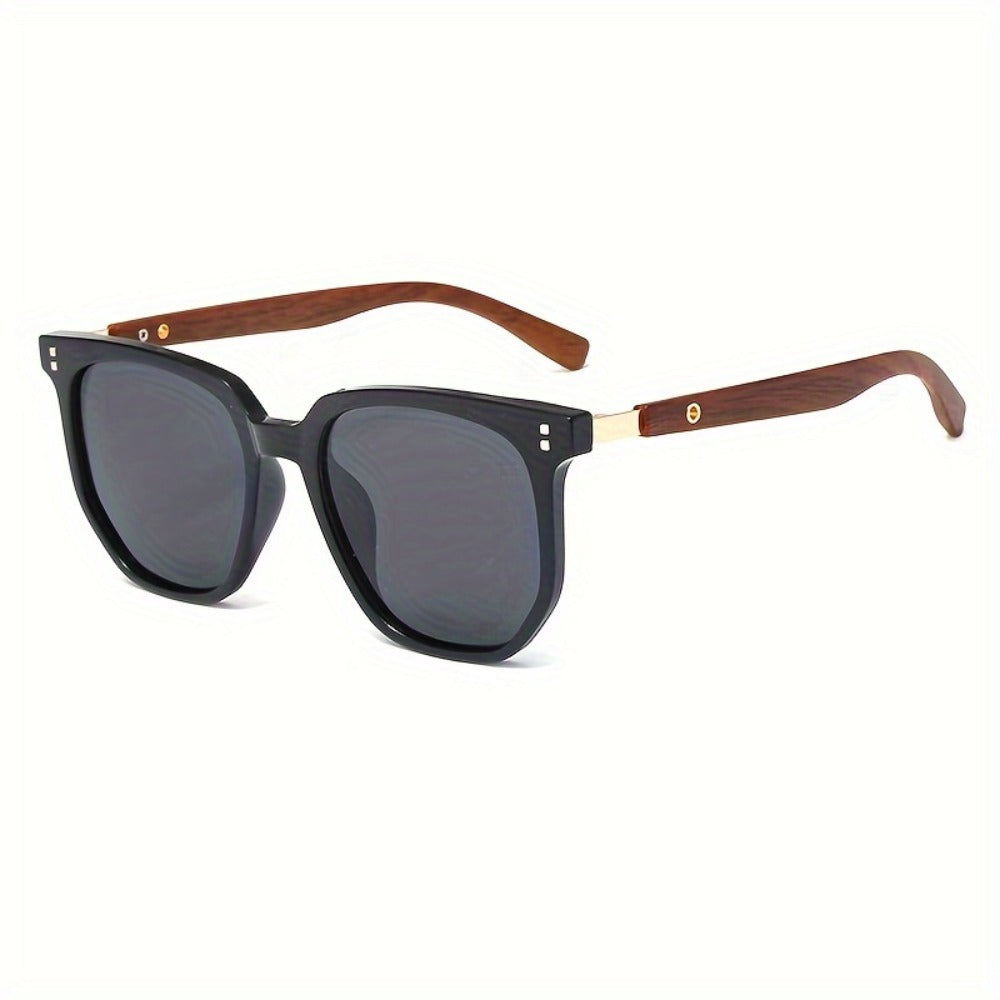 Sunglasses for Men - Polarized TR Frame for & Women Vintage Stud Detail Hybrid Spectacle Retro - product detail view 7