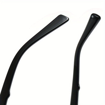 Sunglasses for Men - Retro Square UV400 Oversized Frame - Tortoiseshell Arms Unisex Fashion - product detail view 18