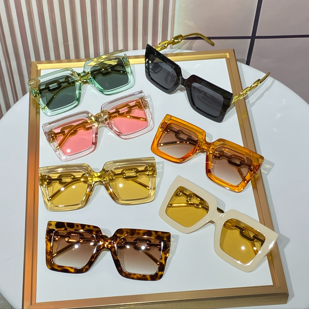 Sunglasses for Women - 's Set 14 Pack - Square Frame Tinted Lens Bulk Eyewear Minimalist PC - product detail view 6