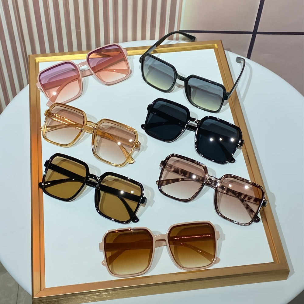 Sunglasses for Women - 's Set 14 Pack - Square Frame Tinted Lens Bulk Eyewear Minimalist PC - product detail view 8