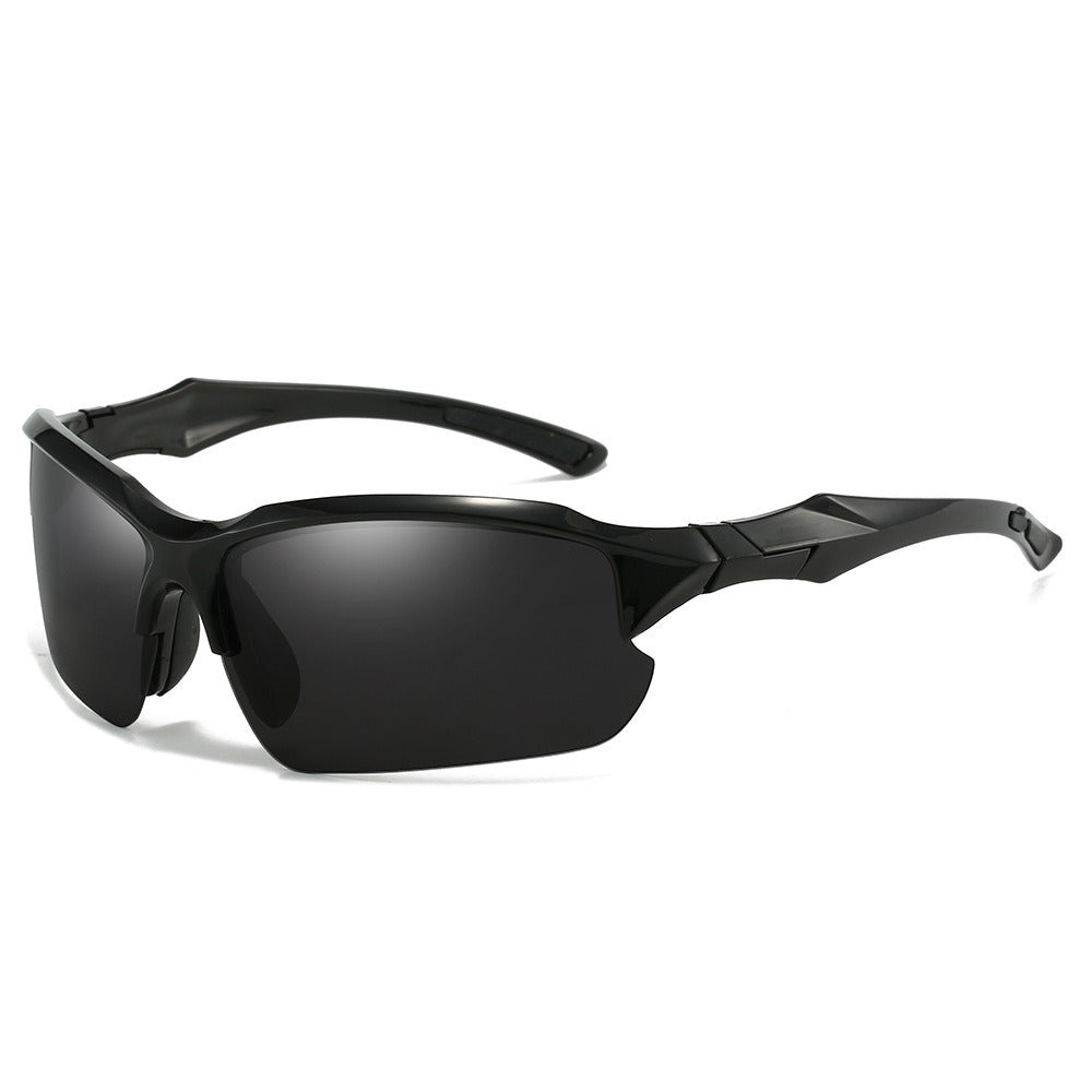 Sunglasses for Men - Sport Polarized Half Frame Lightweight UV Protection for Women Skiing - product detail view 11
