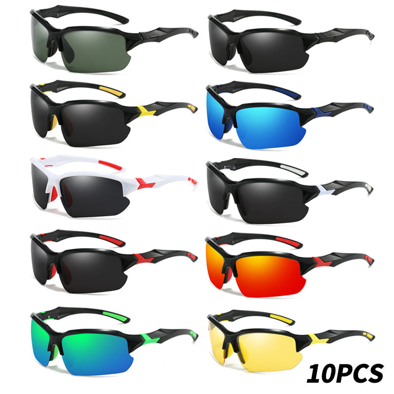 Sunglasses for Men - Sport Polarized Half Frame Lightweight UV Protection for Women Skiing - product detail view 29