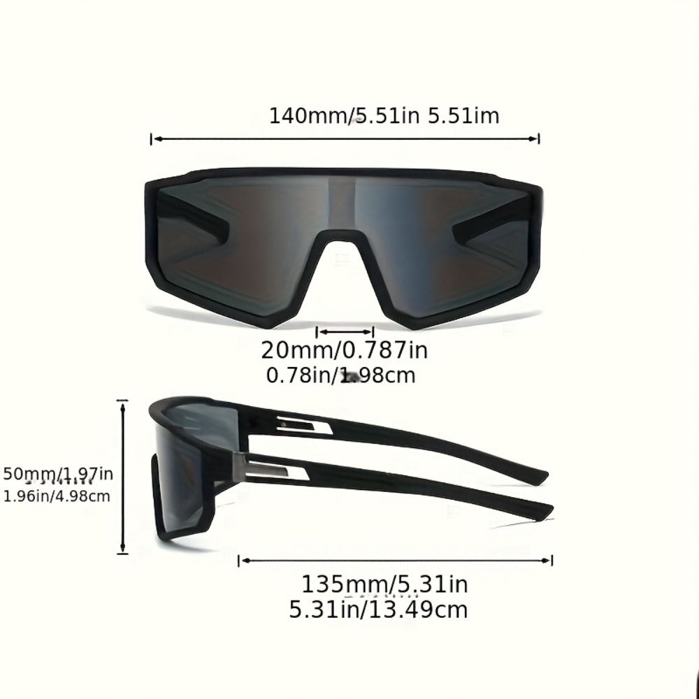 Sunglasses for Men - Sports Eyewear Blue Light Blocking UV Protection - Decorative Fashion - product detail view 4