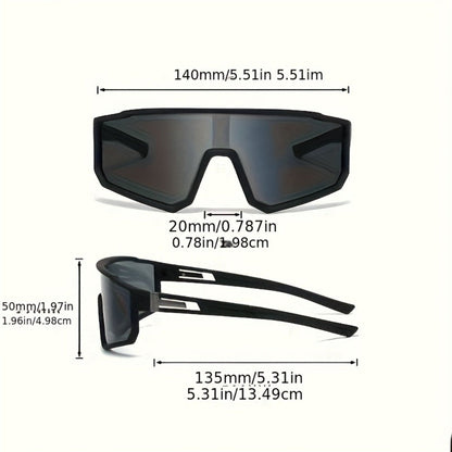 Sunglasses for Men - Sports Eyewear Blue Light Blocking UV Protection - Decorative Fashion - product detail view 4