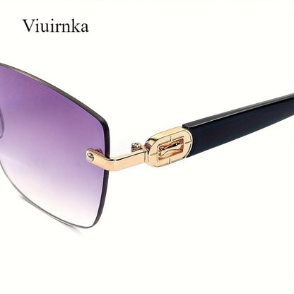 Sunglasses for Men - Square Frameless Glasses for Women , Trendy Unisex Fashion Eyewear with - product detail view 11