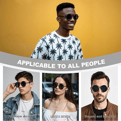 Sunglasses for Men - Steampunk Rotating Lens Glasses - Adjustable ND Mechanical Style Frame for - product detail view 8