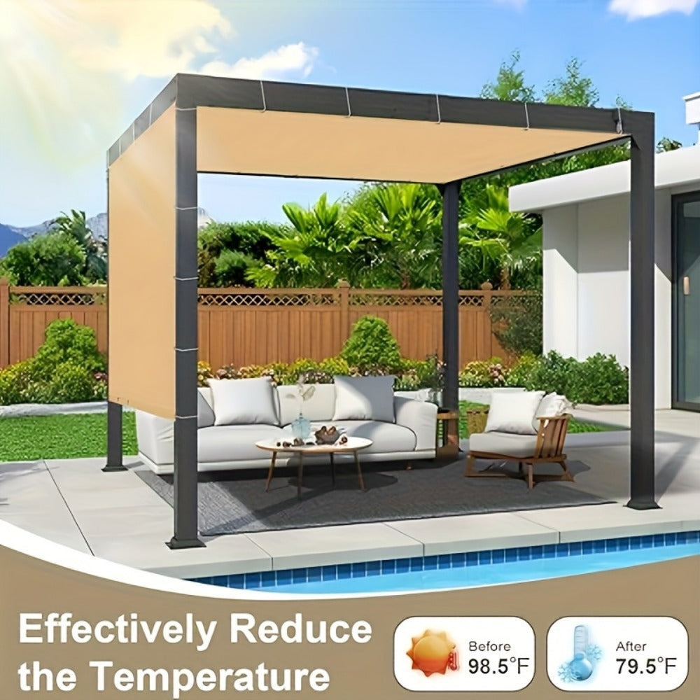 Sunshade Net with Added Privacy for Practical Everyday Home Use in Patio detail image - detail view 6