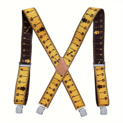 Suspenders - Wide for Men 2 Inch Elastic X-Back Braces Heavy Duty Clips Adjustable Work - main product view