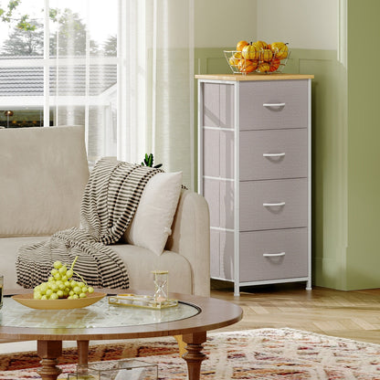 Dresser shown in the Ash Gray, 4 Drawers option
