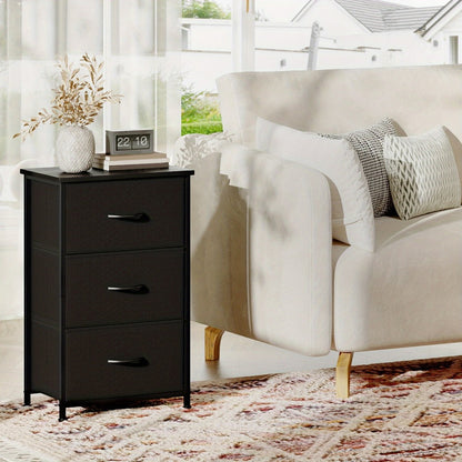 Tall Fabric Dresser with Multiple Color Options, Bedroom Drawer Chest detail image - detail view 20