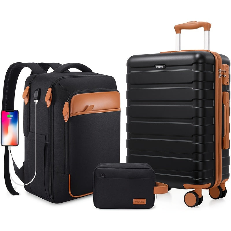 Travel Toiletry Bag – 3 Piece, 20 Inch, TSA Lock, Spinner Wheels – detail view 23